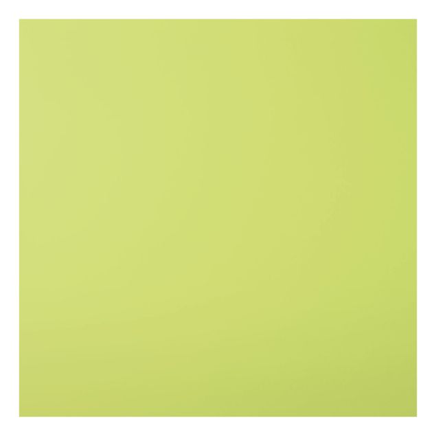 Glasbild - Frühlingsgrün - Quadrat 1:1