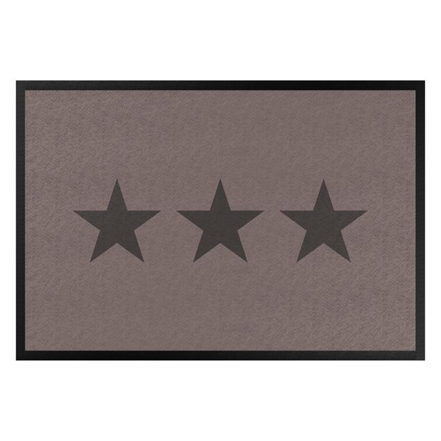 Teppiche Drei Sterne graubraun