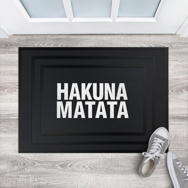 Haustür Fußmatten Hakuna Matata