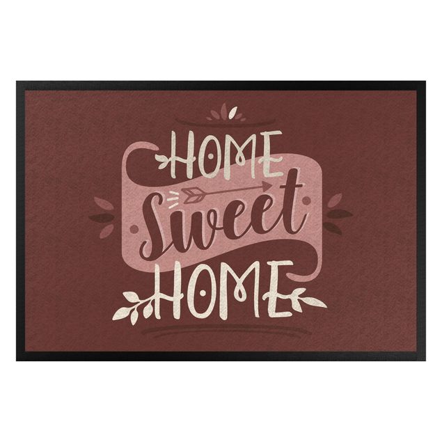 Teppiche Home sweet home vintage