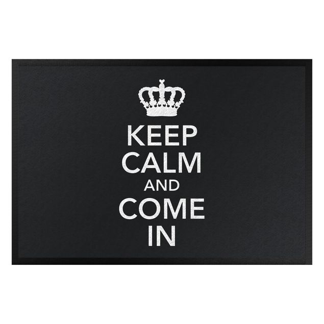 Teppiche Keep calm and come in II
