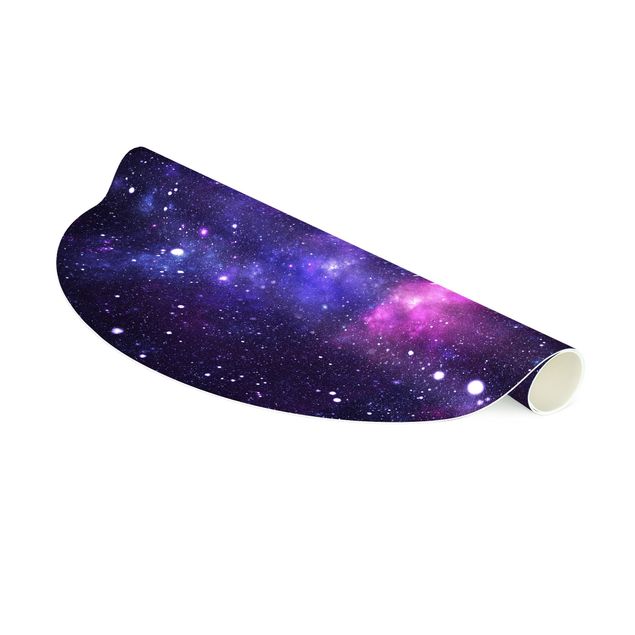 Teppich violett Galaxie