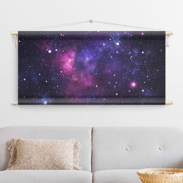 Wandbehang Tuch Galaxie