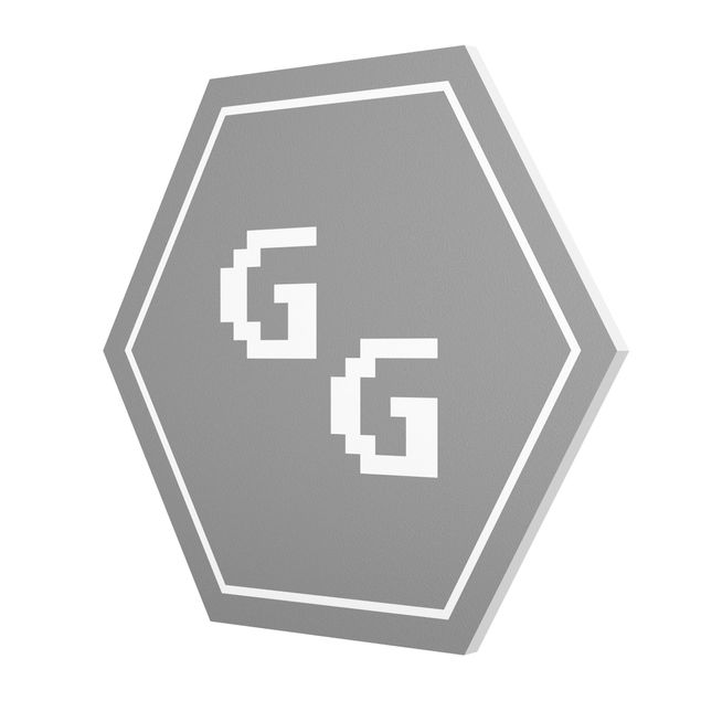 Hexagon-Forexbild - Gaming Kürzel GG