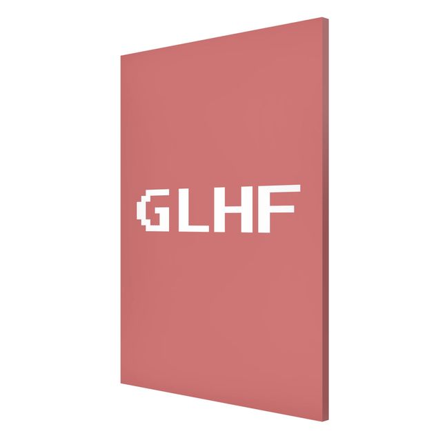 Magnettafel mit Motiv Gaming Abbreviation GLHF