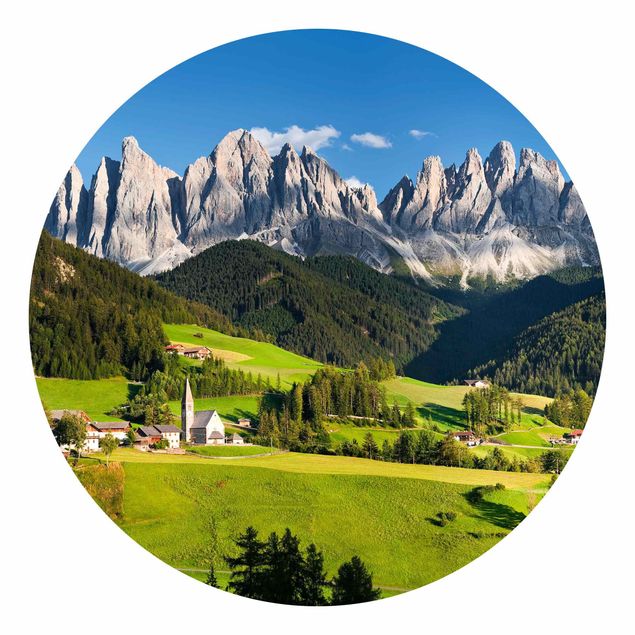 Fototapete Natur Geislerspitzen in Südtirol