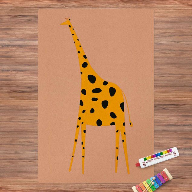 Teppiche Gelbe Giraffe