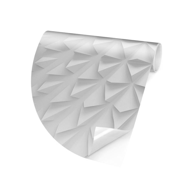 Tapete abstrakt Geometrisches Muster 3D Effekt