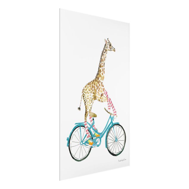 Schöne Wandbilder Giraffe auf Freudenfahrt II