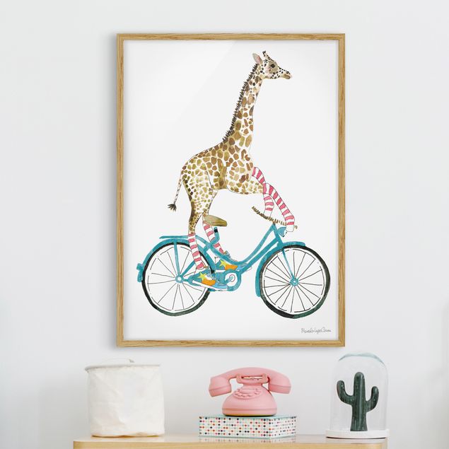 Wandbilder Tiere Giraffe auf Freudenfahrt II