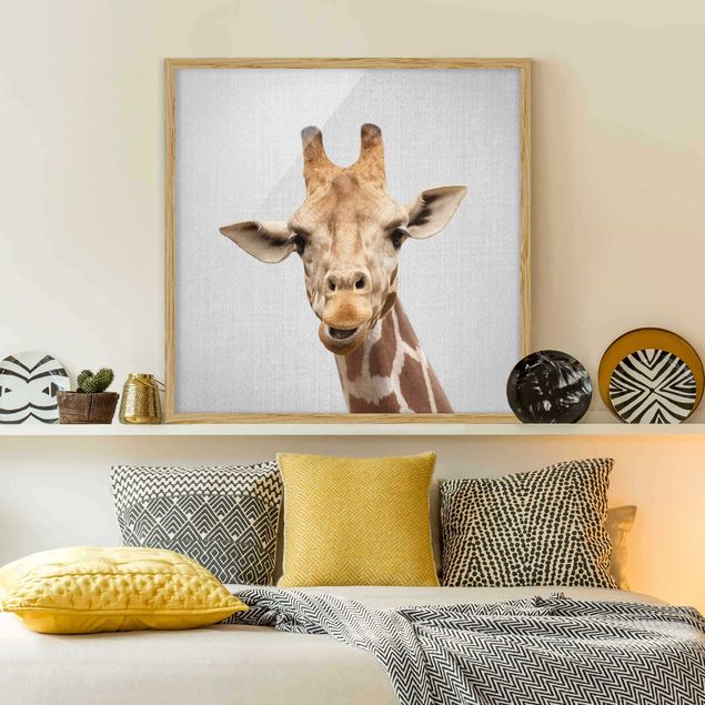 Bilder für die Wand Giraffe Gundel