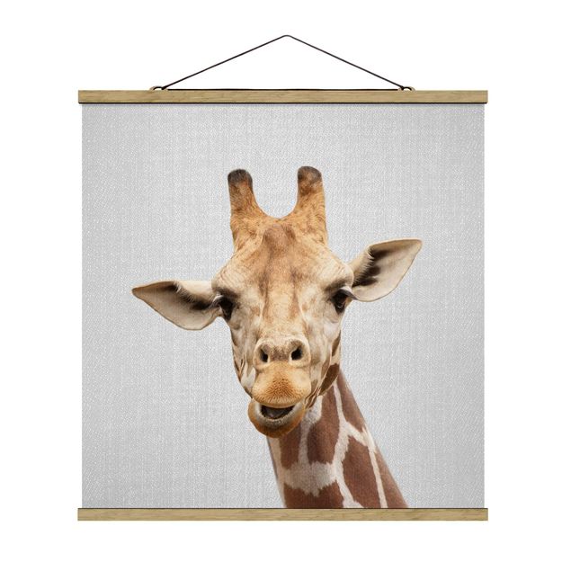 Tierposter Giraffe Gundel