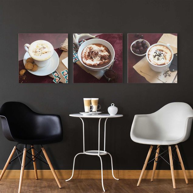 Bilder für die Wand Heiße Schokolade mit Sahne