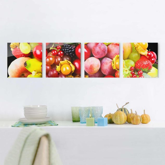 XXL Glasbilder Colourful Exotic Fruits