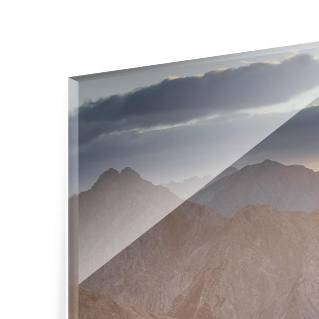 Glasbild mehrteilig - Lechtaler Alpen - 3-teilig