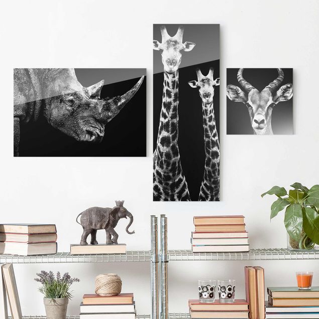 Wandbilder Tiere Safari Trilogie I