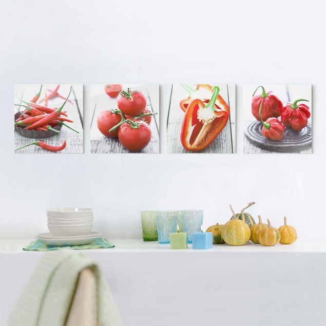 Bilder für die Wand Rotes Gemüse