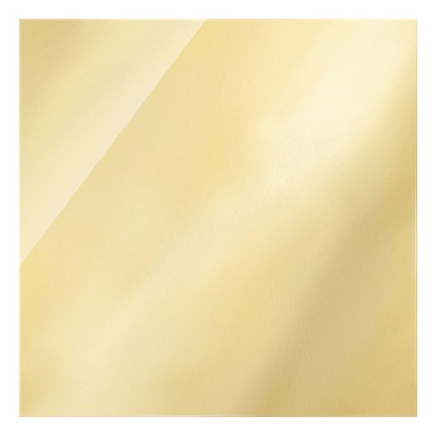 Glasbild - Gold - Quadrat 1:1