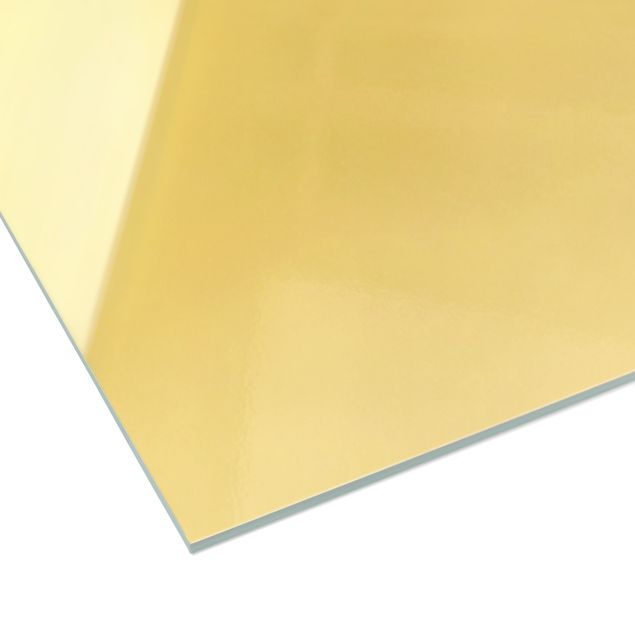 Glasbild - Gold - Quadrat 1:1