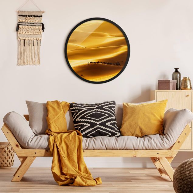 Landschaftsbilder mit Rahmen Golden Dunes