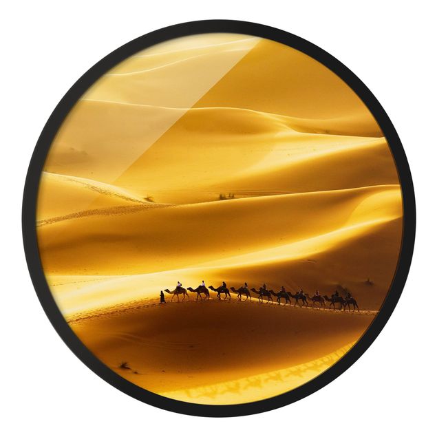 Bilder mit Rahmen Golden Dunes