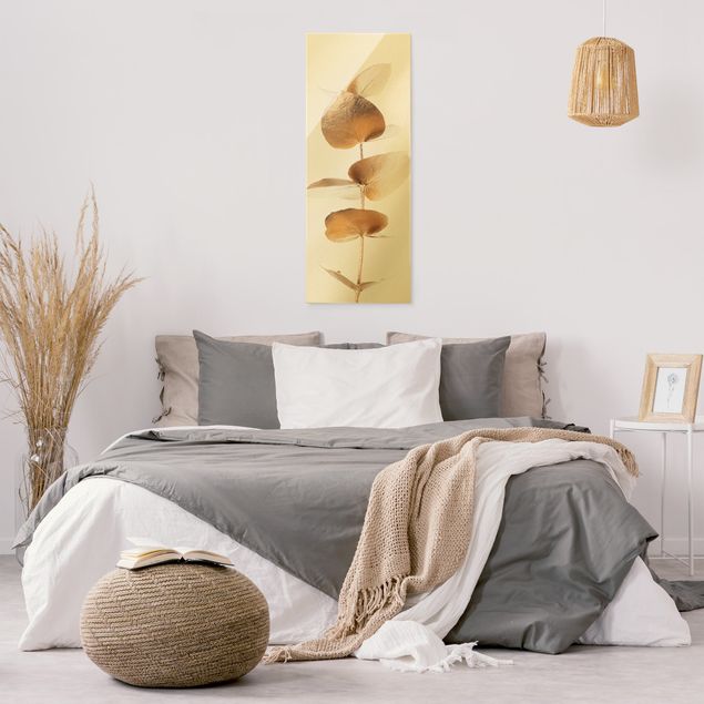 Schöne Wandbilder Goldener Eukalyptuszweig