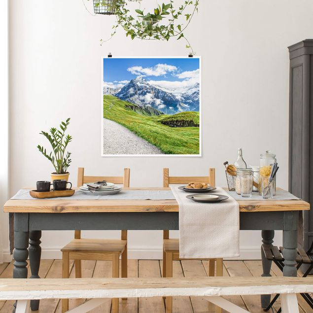 Wandbilder Grindelwald Panorama