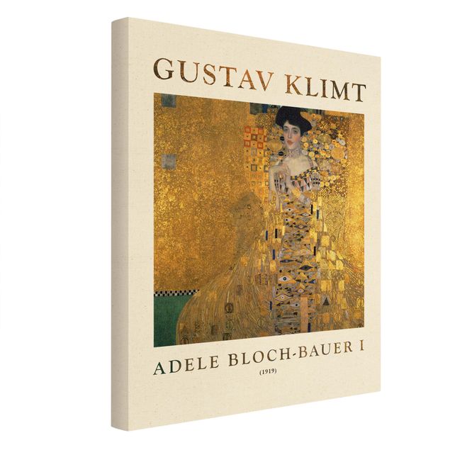 Schöne Wandbilder Gustav Klimt - Adele Bloch-Bauer I - Museumsedition