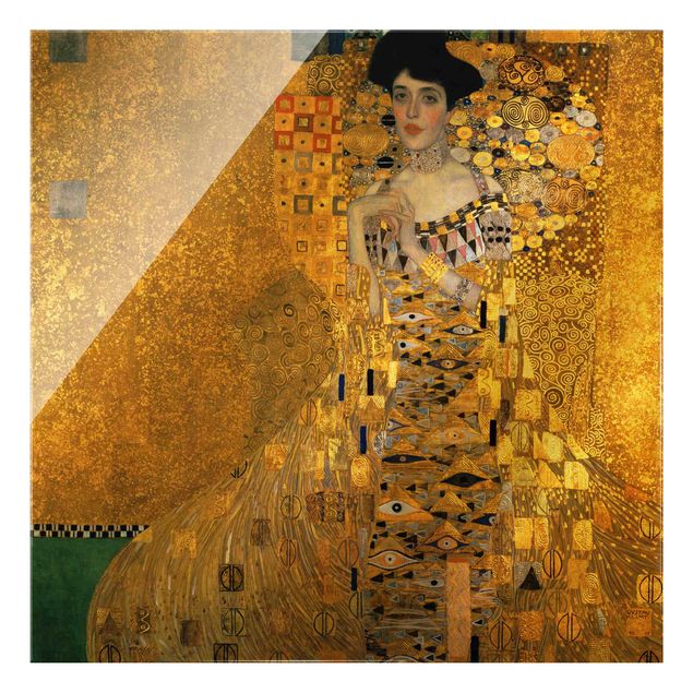 Glasbilder Gustav Klimt - Adele Bloch-Bauer I
