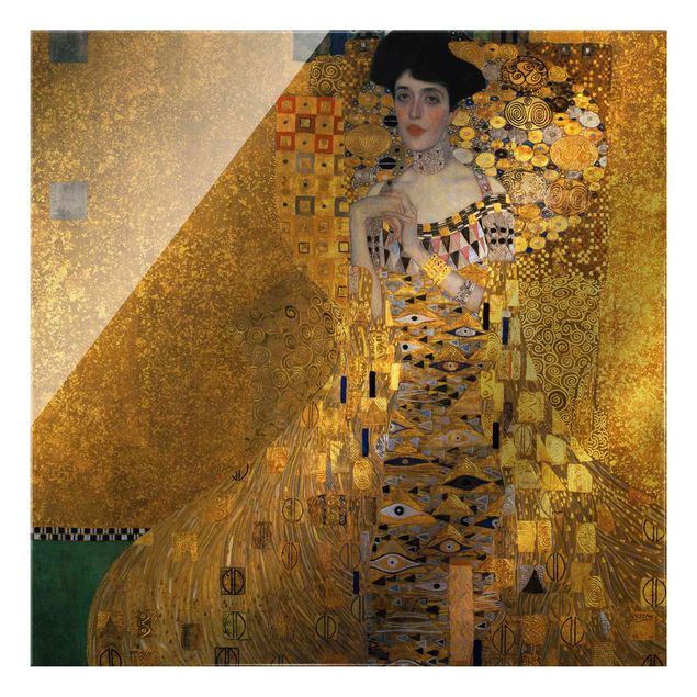 Bilder auf Glas Gustav Klimt - Adele Bloch-Bauer I