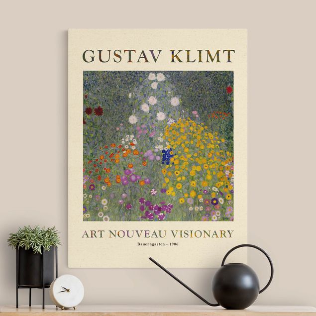 Art Deco Bilder Gustav Klimt - Bauerngarten - Museumsedition