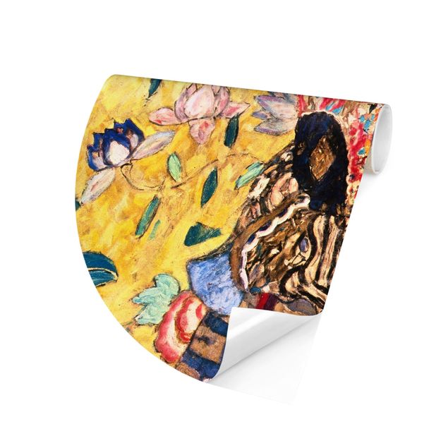 Moderne Tapeten Gustav Klimt - Dame mit Fächer