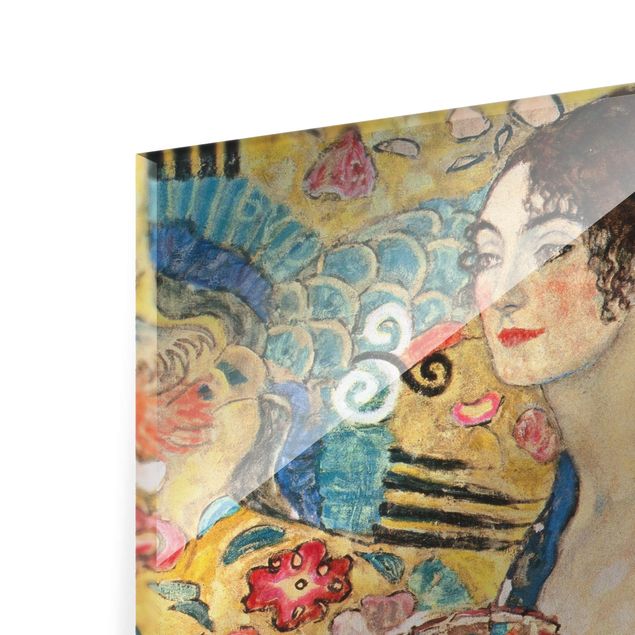 Kunstdrucke Gustav Klimt - Dame mit Fächer