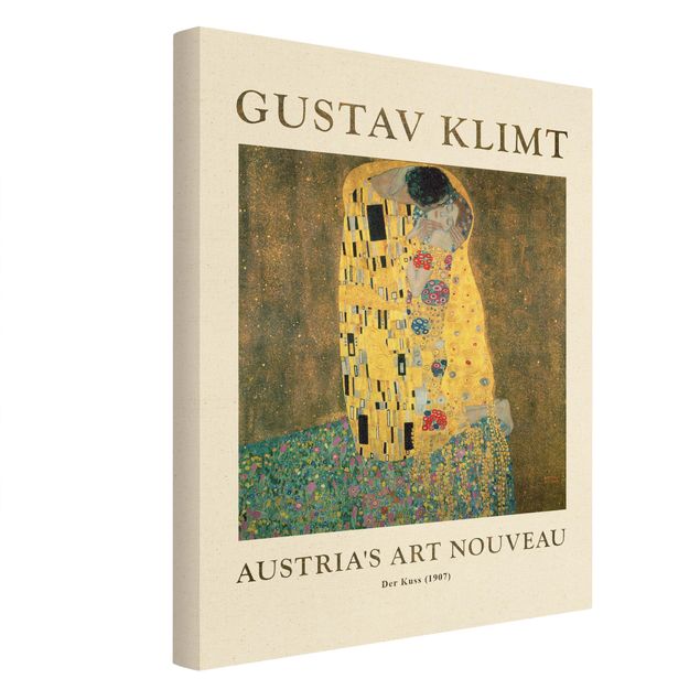 Bilder für die Wand Gustav Klimt - Der Kuß - Museumsedition