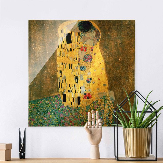 Jugendstil Bilder Gustav Klimt - Der Kuß