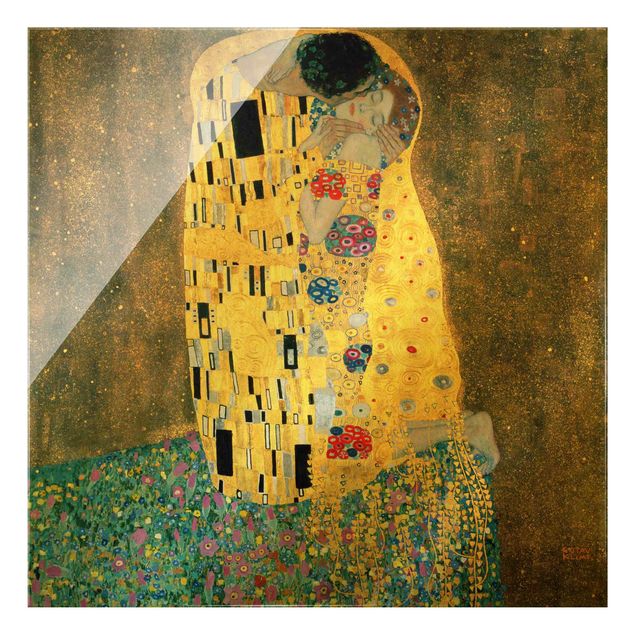 Wandbilder Gustav Klimt - Der Kuß