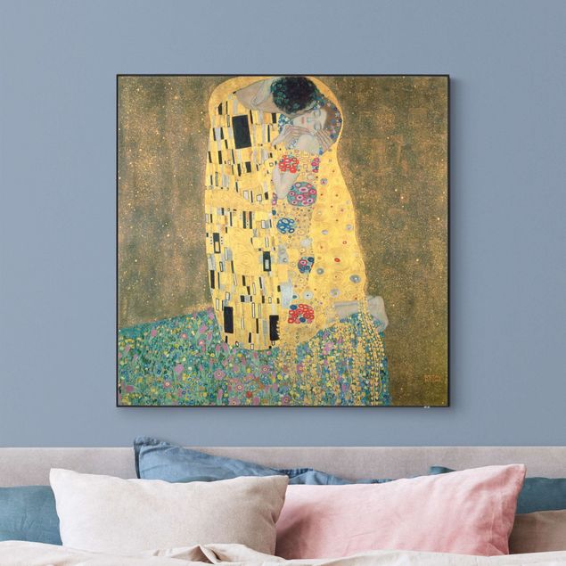 Schöne Wandbilder Gustav Klimt - Der Kuß