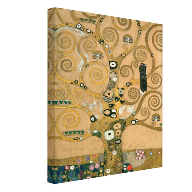 Wandbilder Wohnzimmer modern Gustav Klimt - Der Lebensbaum
