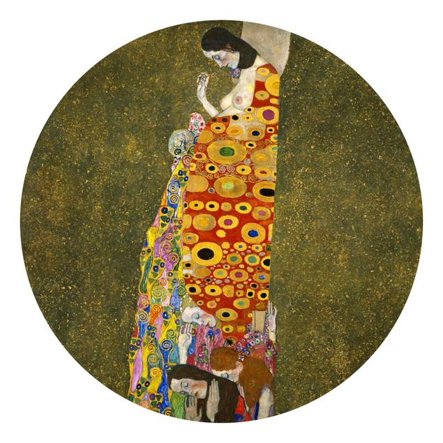 Goldene Tapeten Gustav Klimt - Die Hoffnung II