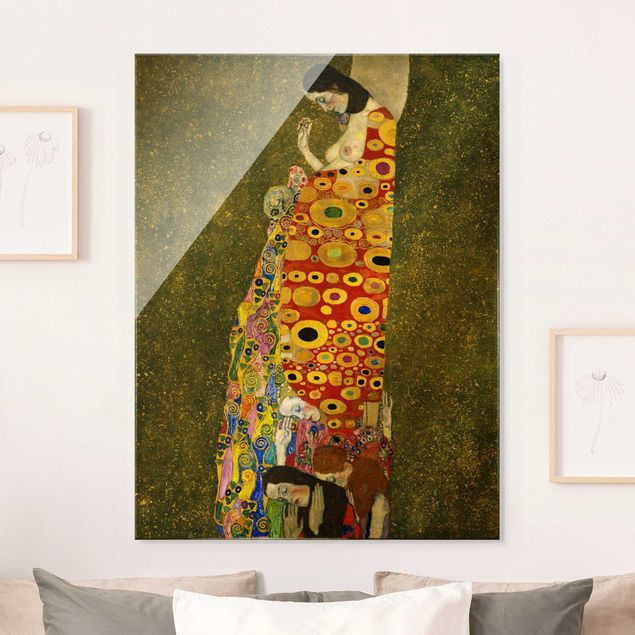 Art Deco Bilder Gustav Klimt - Die Hoffnung II