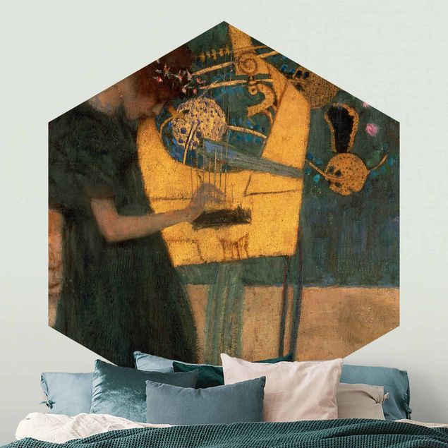 Fototapete modern Gustav Klimt - Die Musik