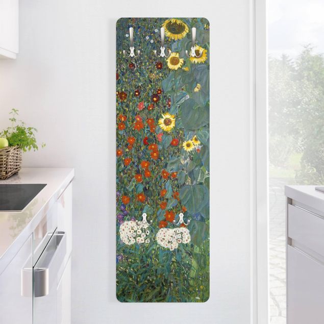 Garderobe - Gustav Klimt - Garten Sonnenblumen