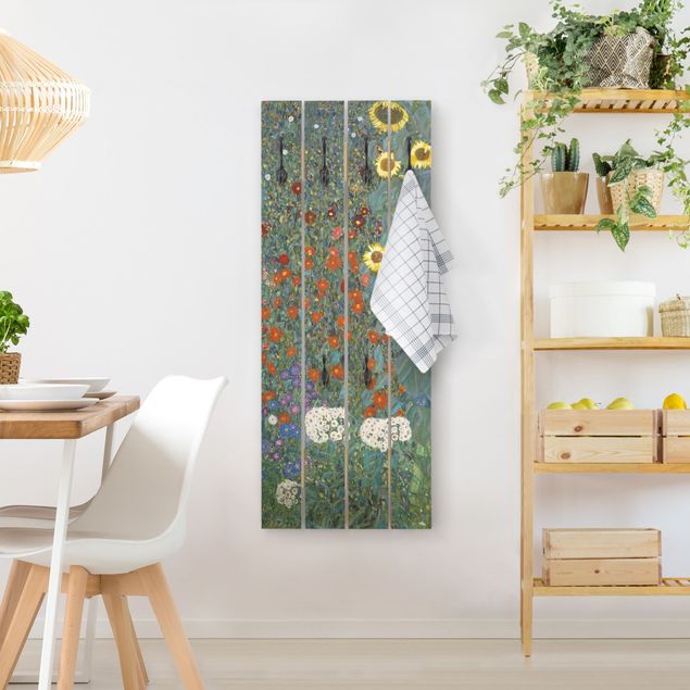 Garderobenpaneel Gustav Klimt - Garten Sonnenblumen