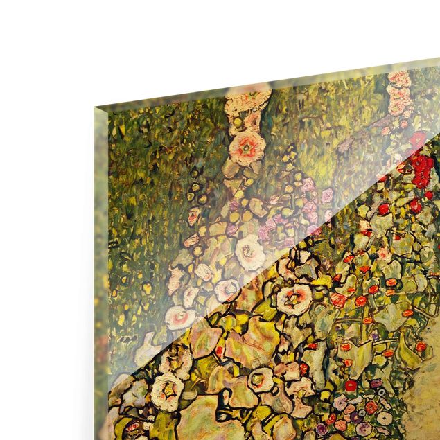 Bilder für die Wand Gustav Klimt - Gartenweg mit Hühnern