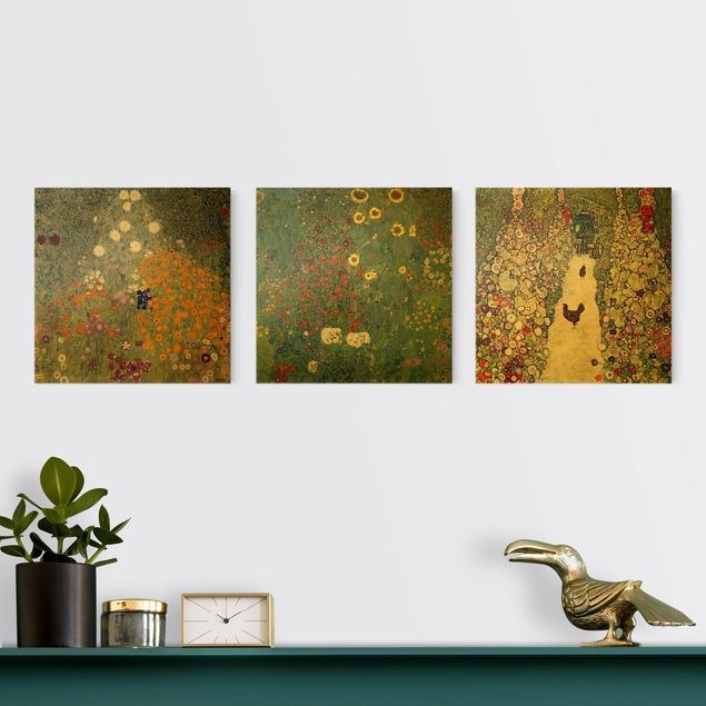 Wandbilder XXL Gustav Klimt - Im Garten