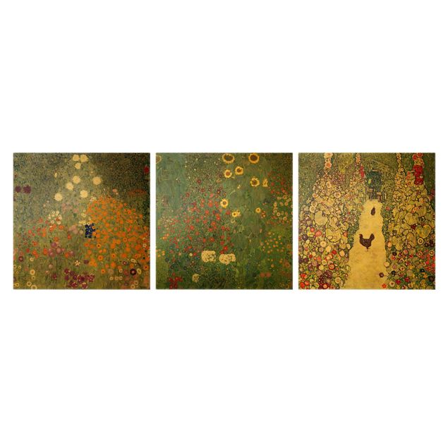 Leinwandbilder Stillleben Gustav Klimt - Im Garten