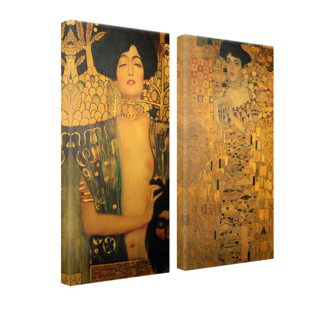 Wandbilder Kunstdruck Gustav Klimt - Judith und Adele
