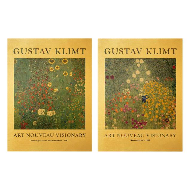 Leinwandbilder Stillleben Gustav Klimt - Bauerngarten - Museumsedition