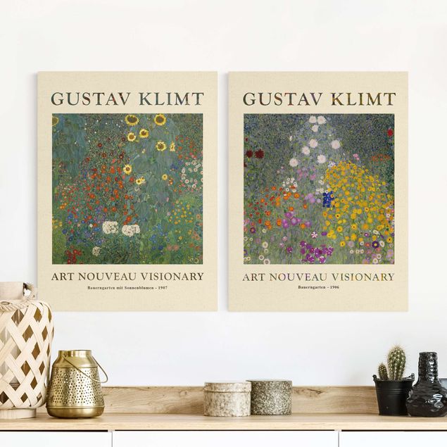 Wandbilder XXL Gustav Klimt - Bauerngarten - Museumsedition