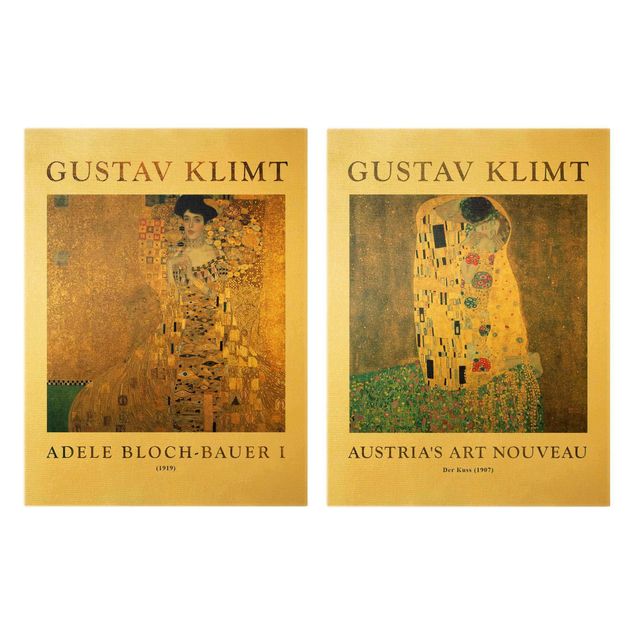 Schöne Leinwandbilder Gustav Klimt - Museumseditionen